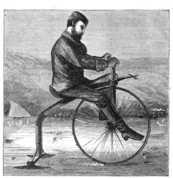 Ancêtre de la Gyroroue - Velocipede Fred Myers